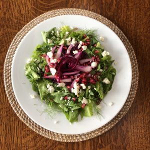 Fennel with Fermented Beet Salad
