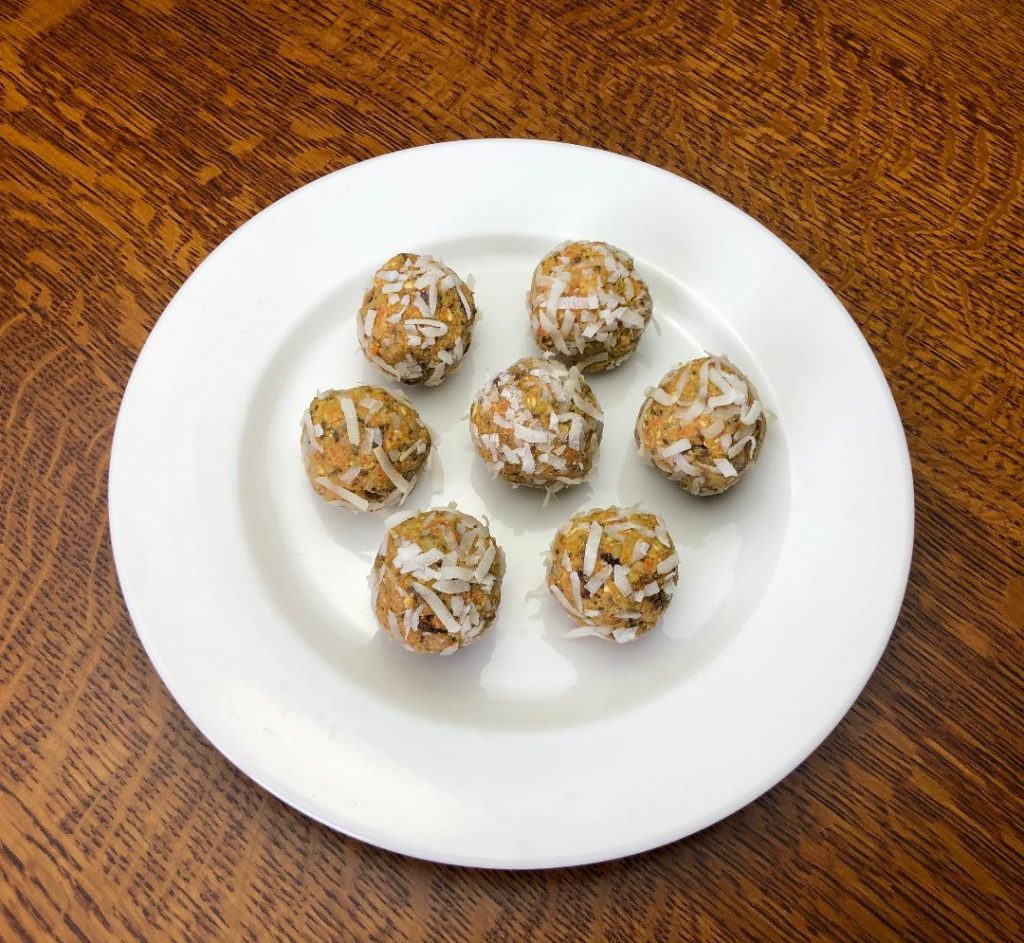 Fermented Ginger Carrot Energy Balls