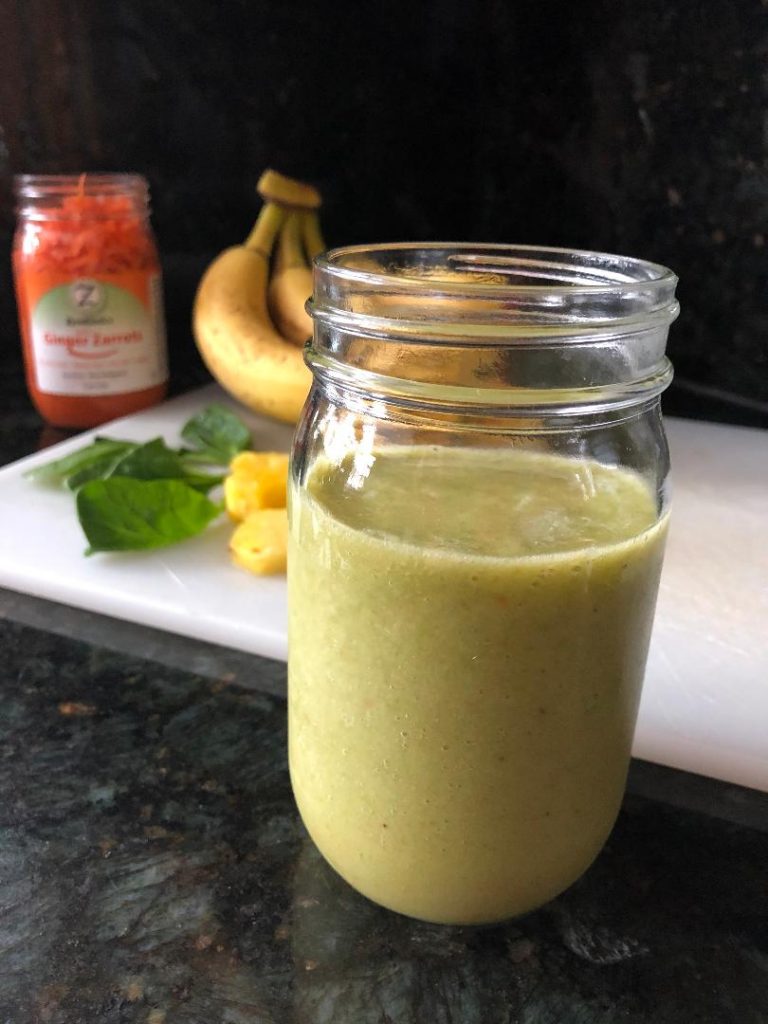 Fermented Ginger Carrot Smoothie